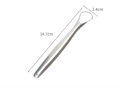 Miniatura 3 de Limpiador de lengua raspador de lengua cepillo de raspado para cuidado de higiene bucal Fresh Breath espátulas de lengua con estuche de transporte