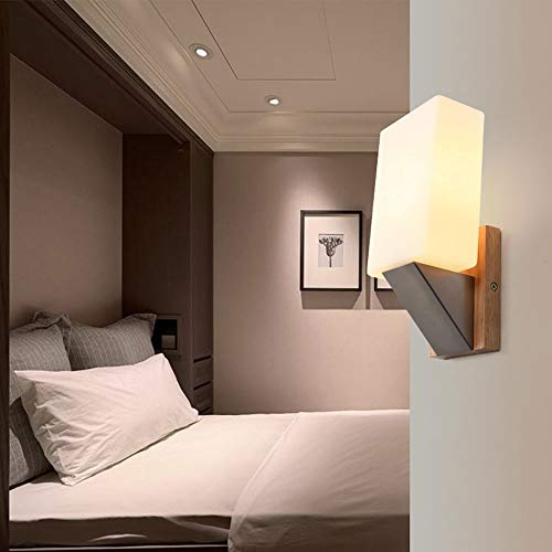 Lámpara de pared de vidrio moderna para iluminar el salón 2