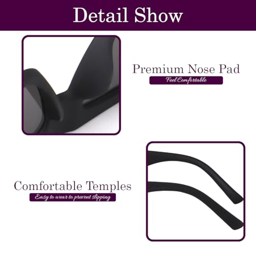 Image of Dervin UV Protection Rectangular Sunglasses for Men and Women