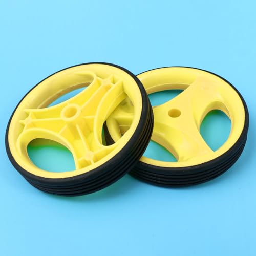 Ruedas de entrenamiento Zerodeko para bicicleta, ruedas auxiliares silenciosas de equilibrio con soporte de 12 a 20 pulgadas, estabilizadores amarillos para niños, accesorios para bicicleta para aprender a andar miniatura 5