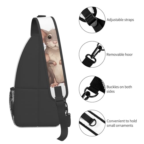 Mochila tipo Sling Crossbody para actividades al aire libre miniatura 4