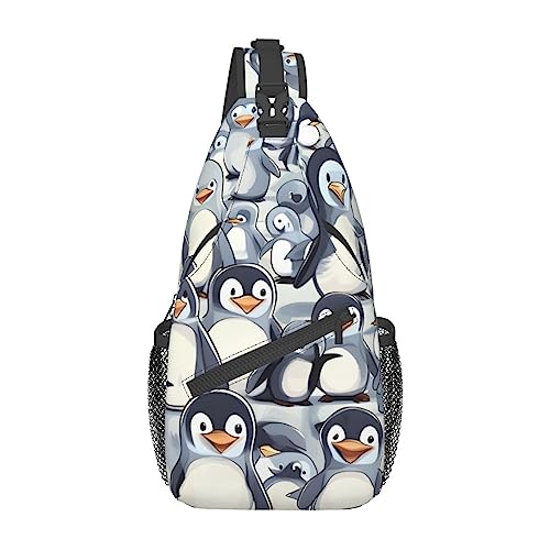 Sac de poitrine pingouins mignon pour soulager votre dos lors des trajets