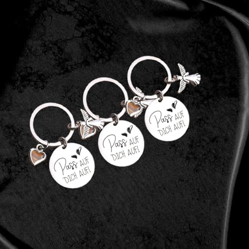 Personalisierte Schlüsselanhänger Schutzengel Schlüsselanhänger Auto Wichtelgeschenk Weihnachtsgeschenke Für Frauen Männer Weihnachtsgeschenke Geburtstag Vatertag Kleinigkeiten Geschenke Für Freundin