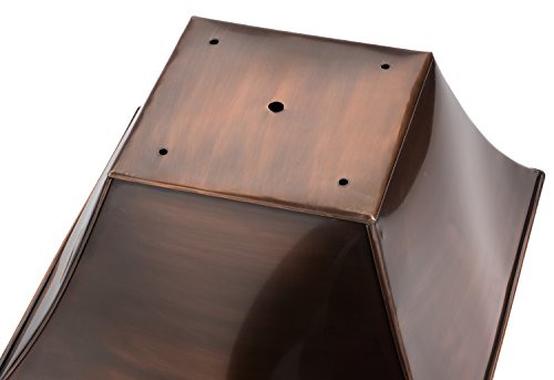 H Potter Tall Planter Large Outdoor Copper Decorative Planters Indoor Flower Garden Urn #TOP5