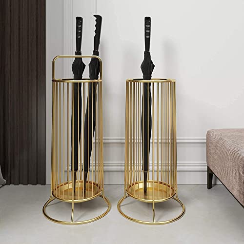 Seau de parapluie compact or idéal pour sécuriser l'entrée de maison - 7