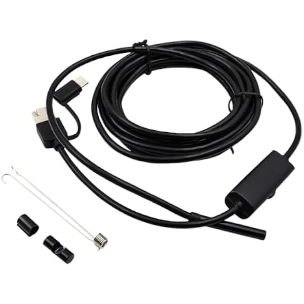 Alnicov Ulepszona 5,5 mm Ultracienka kamera inspekcyjna USB Wodoodporna IP67 Kamera wężowa Boroskop Endoskop Kamera inspekcyjna