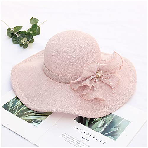 Haoohu Women's Church Derby Hat - Wide Brim Bow Bucket Hat for Wedding, Dress, Fascinator, Bridal & Tea Party by Haoohu - Image 4