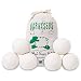 Dryer Balls XL Organic Wool Balls 6 Pack Premium Reusable Natural Fabric Softener 100% New Zealand Wool Handmade Fair Trade No Lint-Baby Safe Unscented Chemical Free