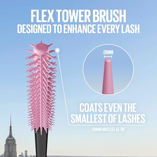 Maybelline Mascara, Lash Sensational Sky High Volumizing & Thickening, Eyelash Lengthening, Flake-Free Formula, Washable Mascara Infused with Bamboo Extract, Full Volume Mascara, Colour: Black - Image 6