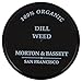 Morton & Bassett 100% Organic Dill Weed | Light, Tangy Herb for Seafood, Pickling & Dips | Gluten Free, Salt Free, Non-GMO | 0.8 oz Jar