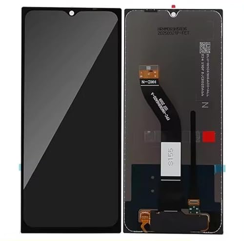 SHOWGOOD �^�b�`�X�N���[��LCD�f�B�X�v���C�AOukitel C61 Pro LCD�f�B�X�v���C�p�^�b�`�X�N���[���f�W�^�C�U�[�A�Z���u������(�t���[���t��)