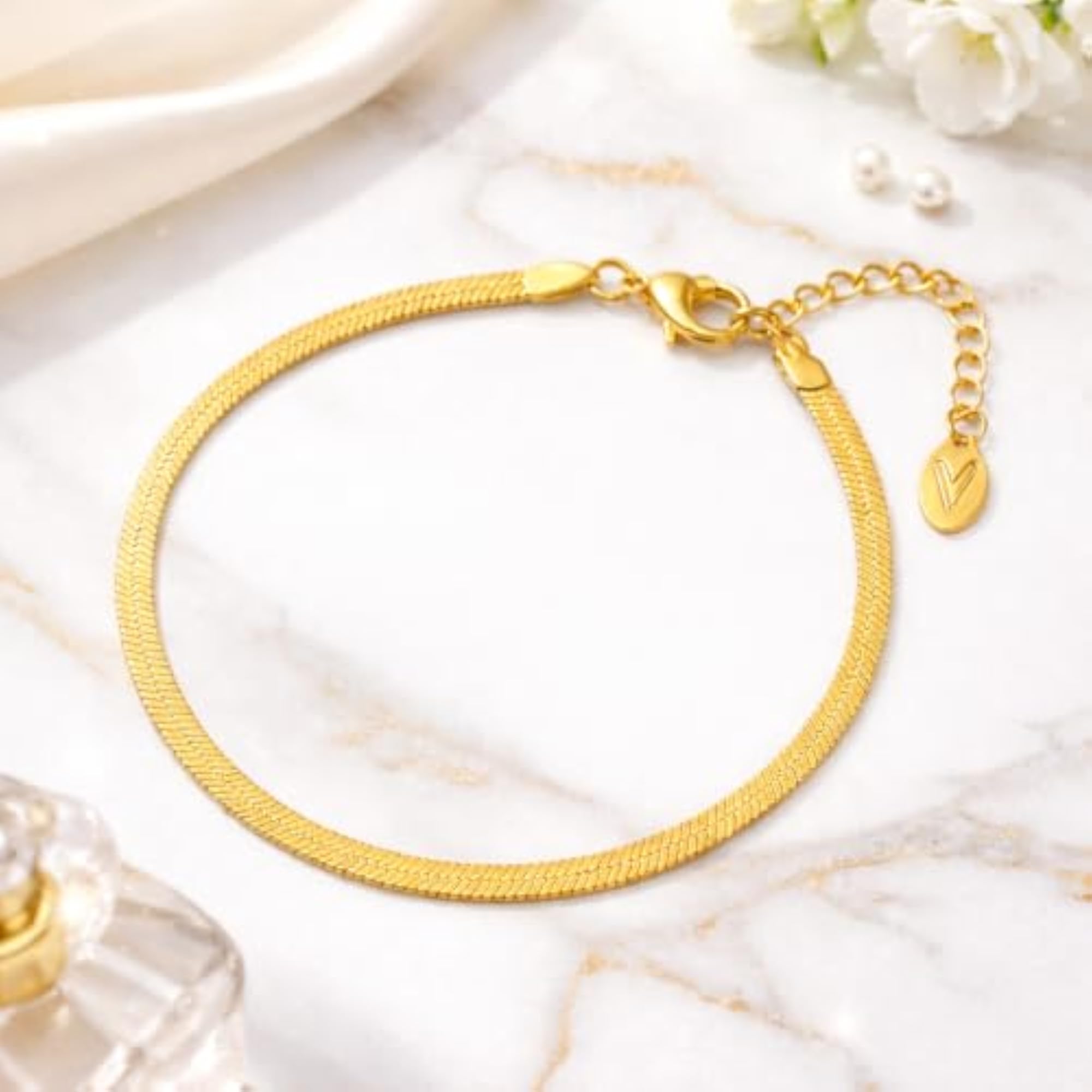 Women's Stylish Traditional Anklet, Elegant Foot Chain