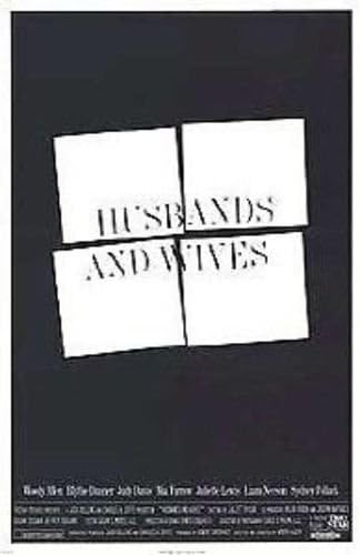 HUSBANDS & WIVES - 27x40 DS - Póster de película original de una hoja 1992 de Woody Allen