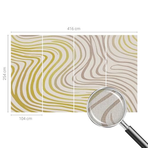 Papier peint autocollant pose murale facile sans colle décoration grand format - 5