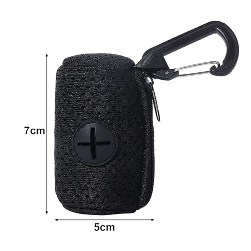 Image of Black Dog Poop Pickup Bag Dispenser Convenient Pet Waste Bag Dispenser for Dog Pooper Pet Outdoor Walking Poop Bag Holder for Outdoor Activity，Pooper Scoopers