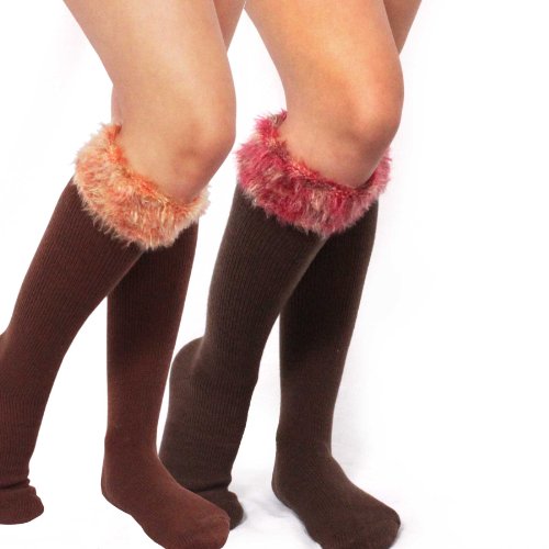 Image of Fashionable Cotton Slouchy Boot Socks for Women and Girls: Long Thigh Highs, Over-the-Knee Highs, and Knee Highs