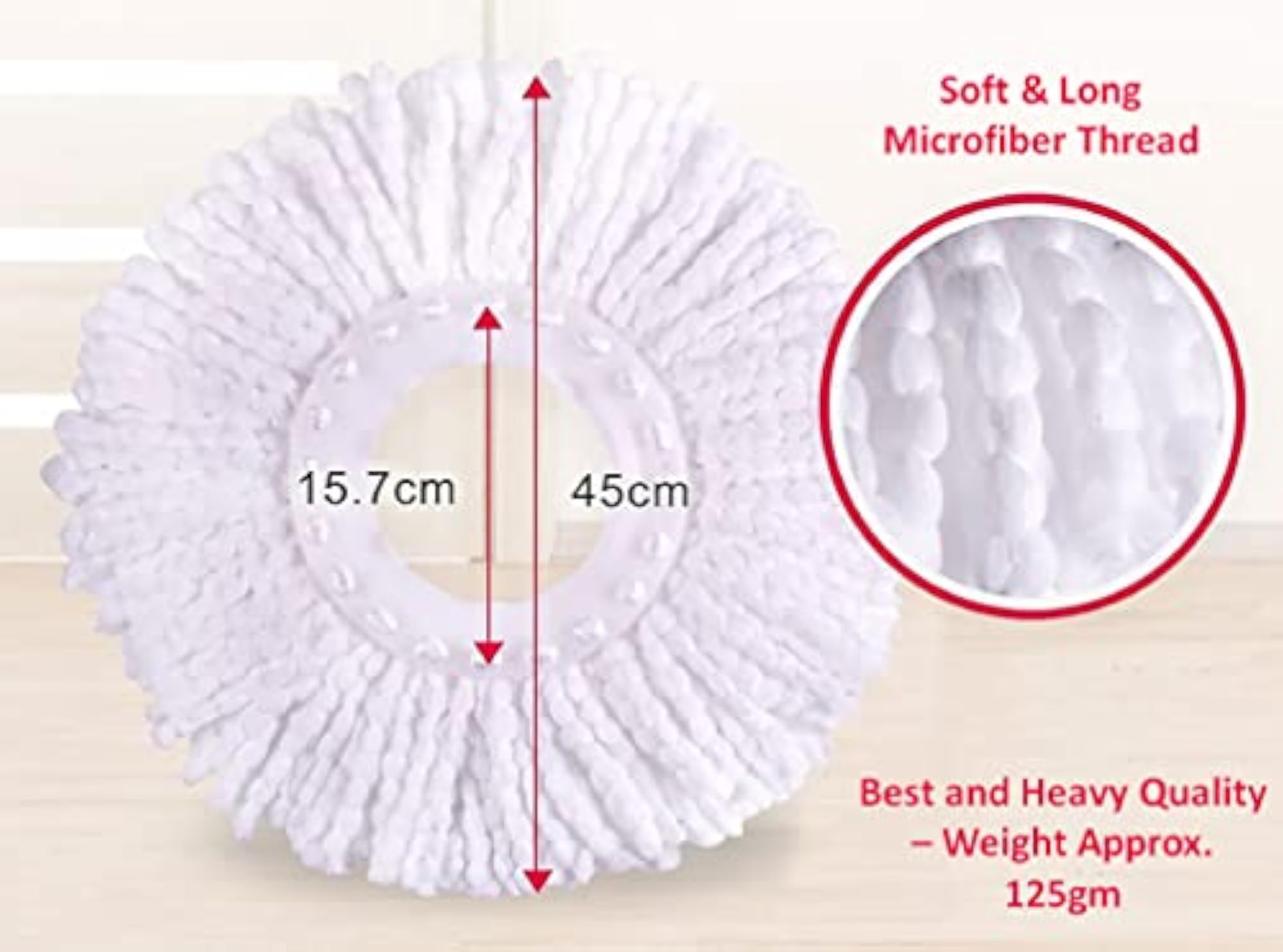 Replacement Mop Head Refill Spin Mop Refill