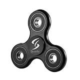 Fidget Spinner High Speed Tri-Spinner Fidget Toy Stress Reducer with Premium Bearing Hand Fidget Spinner Perfect for ADD,ADHD,Anxiety,Autism Adult and Children(Black)