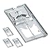 relaxdays Trappola per Topi, Set da 4, Superficie Dentata, Riutilizzabili, Scatto Forte, Metallo, Rat Trap, Argento, Ferro, 4 pz immagine