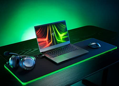 Razer Goliathus Extended Chroma Gaming Mousepad: Customizable Chroma RGB Lighting - Soft, Cloth Material - Balanced Control & Speed - Non-Slip Rubber Base - Classic Black, Wide by Razer - Image 9