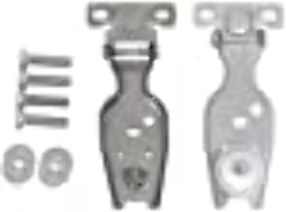 Hardtop Liftgate Hinge, Unpolished Stainless Steel - Pair