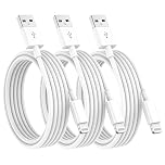 3Pack for Apple iPhone Charger Cable 2M, USB A to Cable Lead 2 Meters, Fast Charging Phone Long Cables for iPhone 14 Pro Max 13 12 11 SE2 Xs Max XR X 8 Plus 7 6 Plus 5s SE