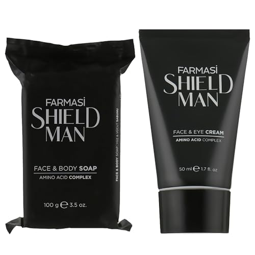 Farmasi Shield Man set: Face & Body Soap and Face & Eye Cream