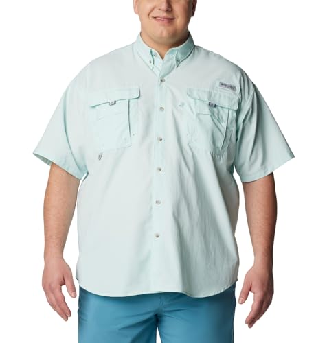 Image of Columbia Men Omni-Shade Bahama II Hiking and Trekking Short Sleeve Shirt