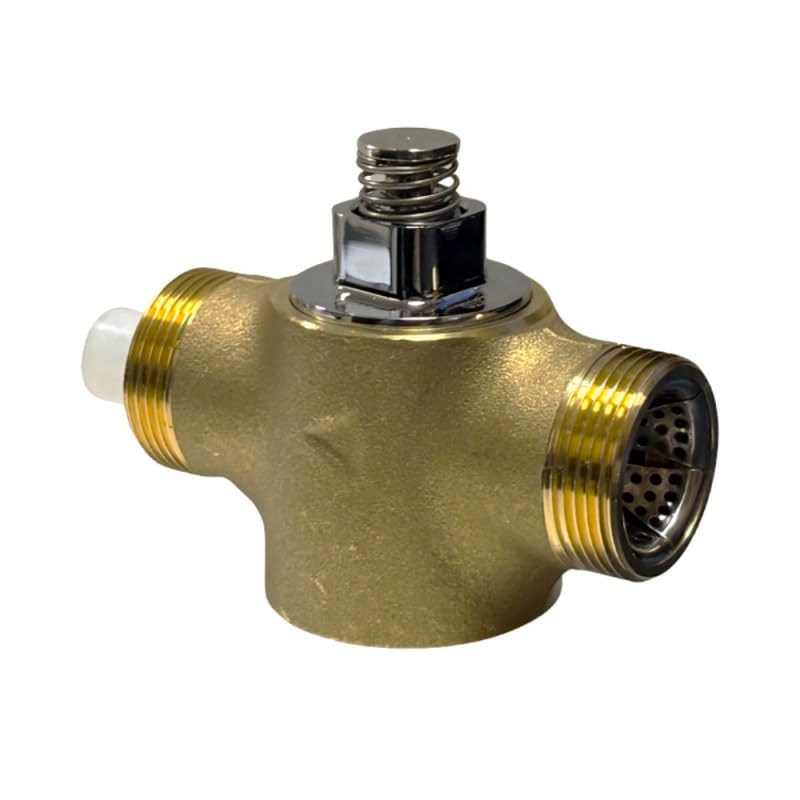 Robinet temporisé mural encastré chasse Eclair TC laiton pour cuvette WC