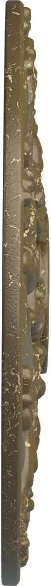 Ekena Millwork CM18NOMMC Norwich Ceiling Medallion, Mississippi Mud Crackle