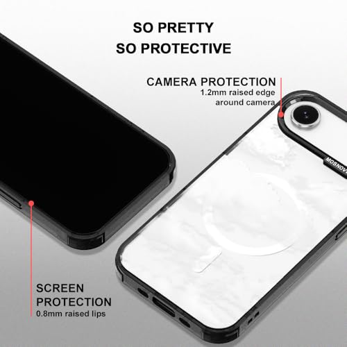 Coque iPhone Air antichoc militaire compatible MagSafe transparente noire - 4