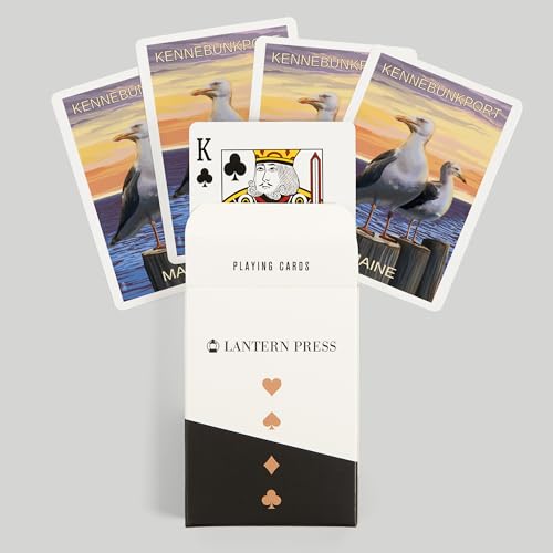 Baraja de 52 cartas tamaño póker Kennebunkport Maine miniatura 6