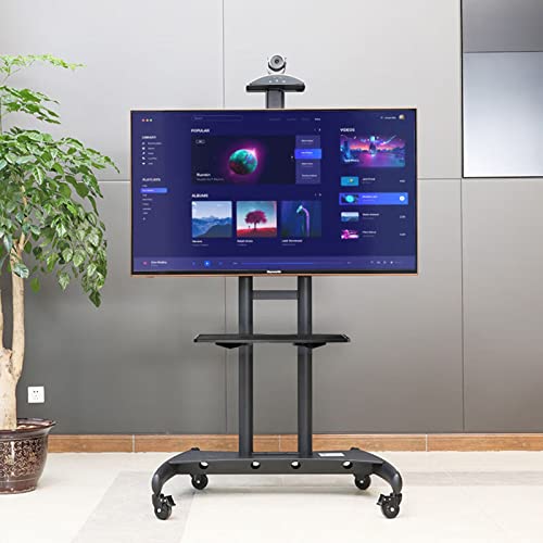 Soporte móvil para TV ajustable para pantallas 50-75" miniatura 7