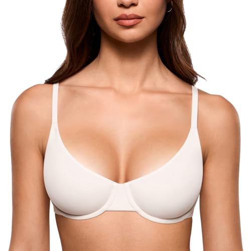 Image of INLYRIC Women's Unlined Balconette Bra Tshirt Underwire