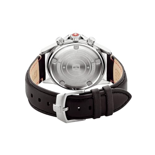 Image of Swiss Military Hanowa SMWGC2100705 Starlight - Swiss Made Round Black Chronograph - Watch for Men