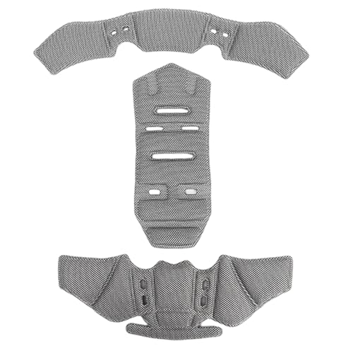 Forro Interior Casco Moto para Shark Evoline 3 2012 2016,Casco Anticolisión Protecciónde Esponja,Suministros de reemplazo de Piezas de Kit de Relleno de Casco,Grey
