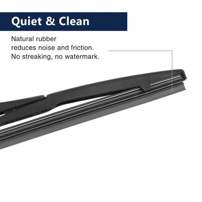 Image of Audio WHeels Perfect Fitting Frameless Windshield 100% Scratch Proof Cleaning Water Repellant Silicon Car Wiper Blades For Equipment Replacement, Set of 2 Car Wiper