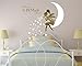 Adesivi murali fata cuore che soffia ti amo fino alla luna e ritorno, adesivi in ​​vinile fata, decorazione vivaio fata 57cmx50cm