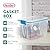 Sterilite 6-Pack Gasket Box, Weather-Resistant Storage Bins with Latching Lids, 20 Quart - Heavy-Duty Organizing Containers for Closet, Bathroom, and Office
