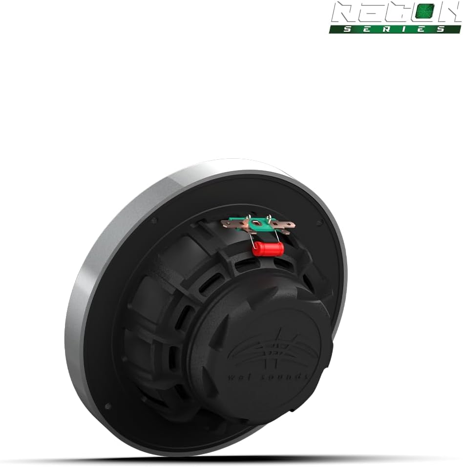 Wet Sounds | Recon 6-S | High Output Component Style 6.5" Marine Coaxial Speakers with Silver Grille