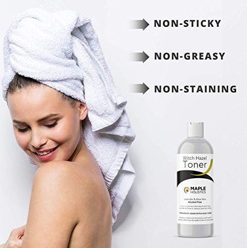 image for Maple Holistics Pure Witch Hazel Toner for Face and Body Alcohol Free 