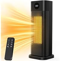 Minthouz 1500W PTC Ceramic Tower Heater with 70 deg. Oscillation, Quiet Operation