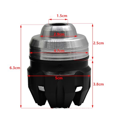 2 Pack Front Fork Frame Sliders Anti-fall Cup Front Wheel Motorcycle Front Cup Wheel Protection for Most Motorcycles Motorbikes Moped Scooters (Red) - Thumbnail 4