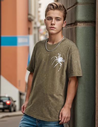 Image of EMMIOL Mens Y2k Baggy Shirts Graphic Tees Oversized Crew Neck Short Sleeve Streetwear Tshirts Summer Tops 2026