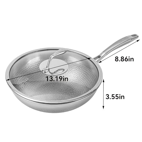 Wok de titanio con tapa 13.39 pulg Rectangular miniatura 7