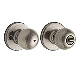 Kwikset 300p 5 rcal RCS Polo cama/baño privacidad Perilla, latón antiguo