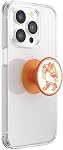 PopSockets Adhesive Phone Grip, Holder, Phone Stand, Orange - Mushie Groove