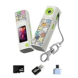 Schlüsselanhänger Winzige Kamera mit 2K Drehbildschirm für Vlogs inklusive 32GB Speicher und Datenübertragung Tiny Keychain Kamera