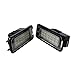 2pcs Car License Plate Light for Volkswagen VW Golf GTI CC Eos Scirocco Beetle Phaeton Rabbit Passat Error Free 3W 18 Led White Rear License Tag Lights Rear Number Plate Lamp Direct Replacement