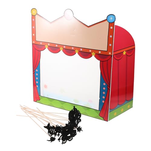 SKISUNO Shadow Puppet Theater DIY Kit Creative Chinese Shadow Craft for Adults Engaging Storytelling Props Use Materials for Handmade Learning Family Fun